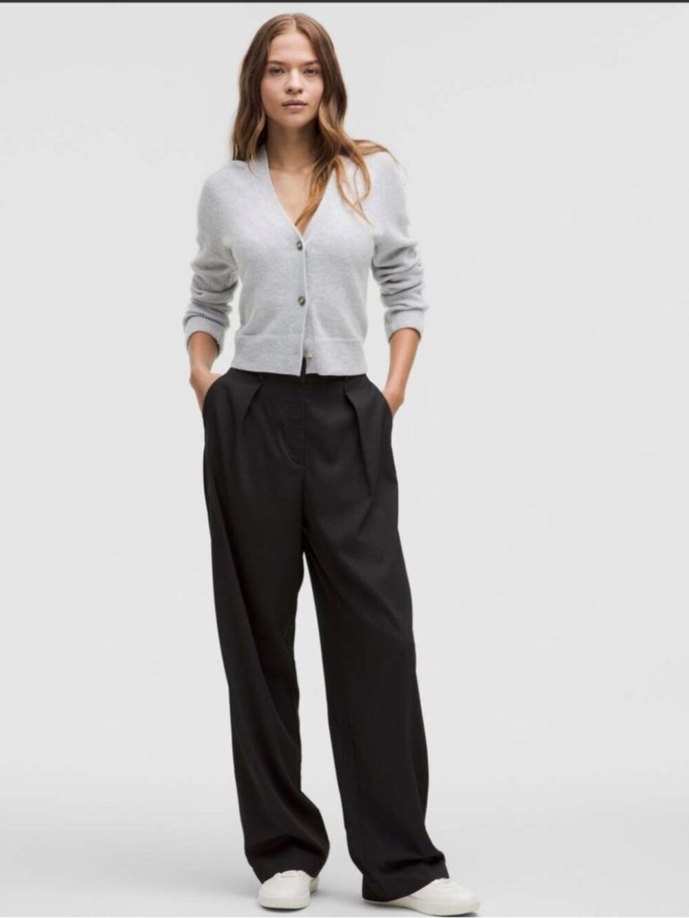 LULULEMON CASHMERE SLIM-FIT CARDIGAN SIZE XL - Picture 4 of 12